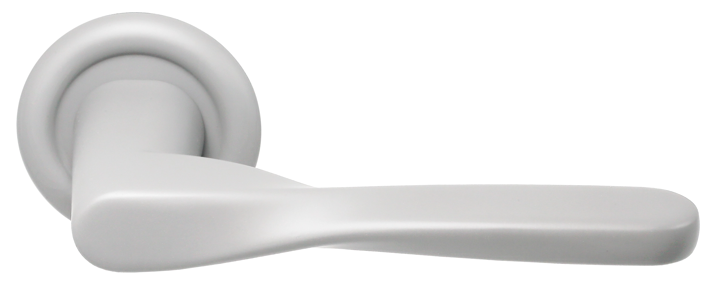 Ручка дверная THE OLYMPICS R7 SSW на круглой розетке, цвет Стокгольмский снегопад/Stockholm Snowfall фото купить Иваново