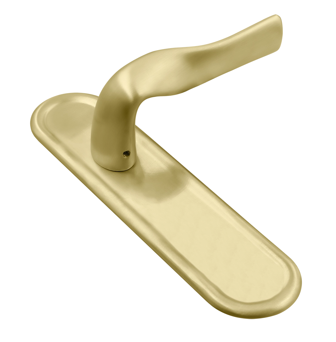 Ручка дверная LVB PLR AH на планке, цвет Осенний мёд/Autumn Honey фото купить Иваново