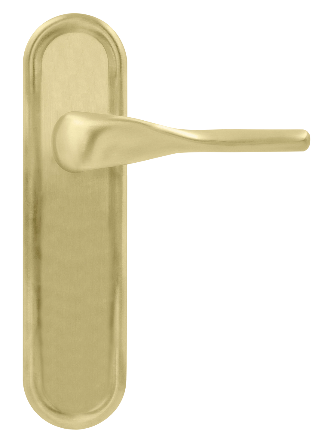 Ручка дверная LVB PLR AH на планке, цвет Осенний мёд/Autumn Honey фото купить в Иваново