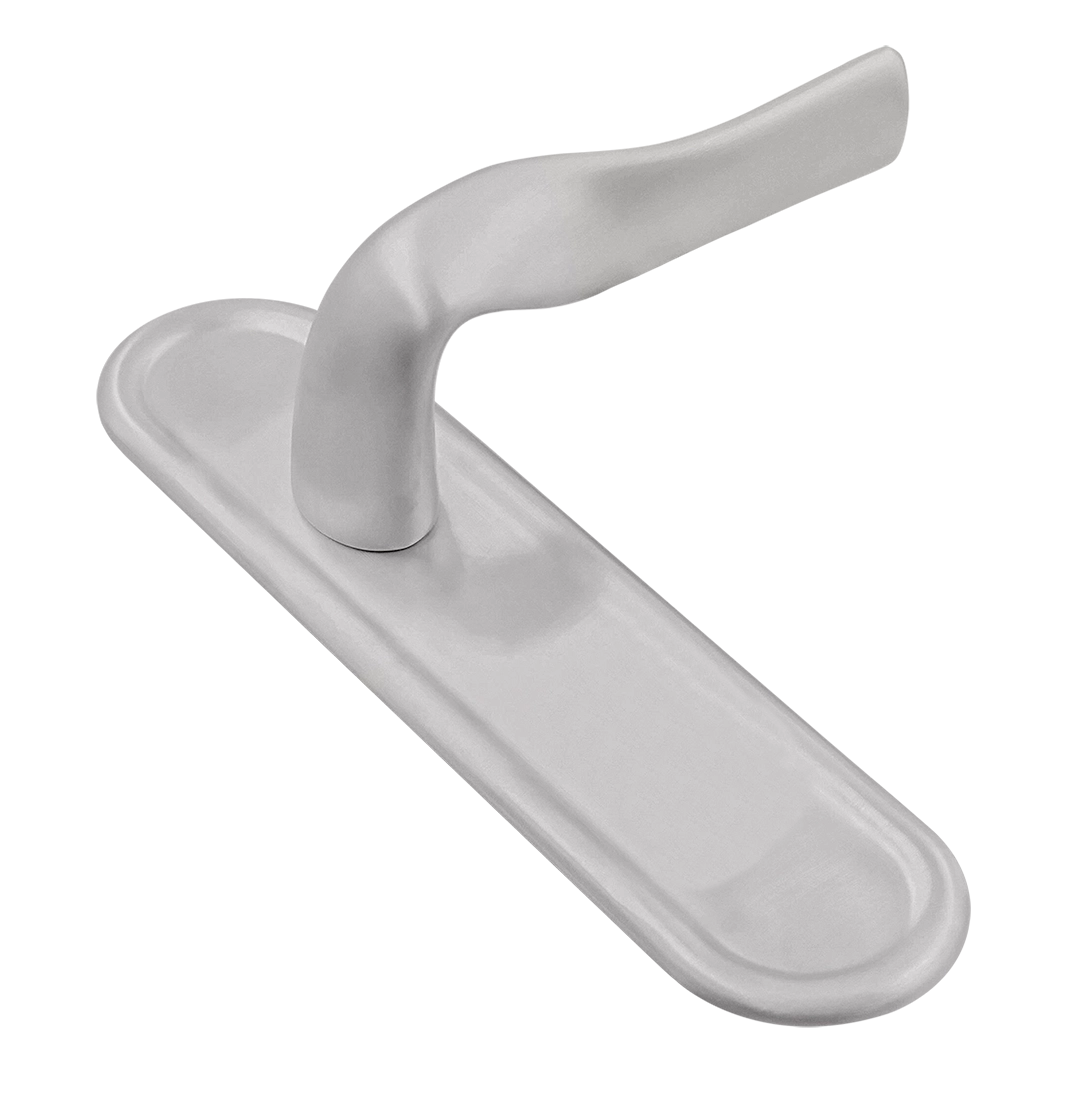 Ручка дверная LVB PLR SSW на планке, цвет Стокгольмский снегопад/Stockholm Snowfall фото купить Иваново