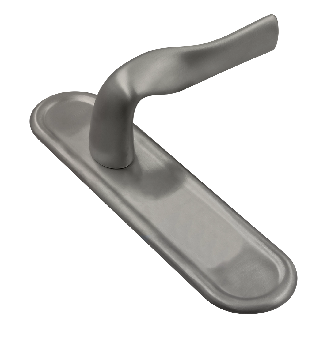 Ручка дверная LVB PLR WF на планке, цвет Зимняя стужа/Winter Frost фото купить Иваново