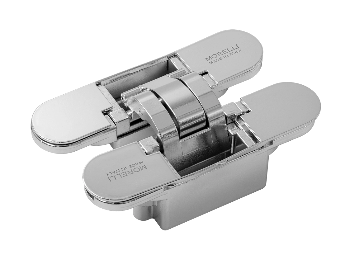 Петля скрытая HH-20 PC, врезная с 3D-регулировкой, вес полотна до 60 кг цвет хром фото купить Иваново