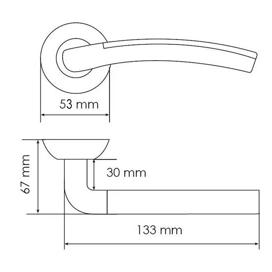 Ручка дверная ПАЛАЦЦО MH-02P MAB/AB на круглой розетке цвет бронза/античная, с перфорацией, ЦАМ фото купить в Иваново