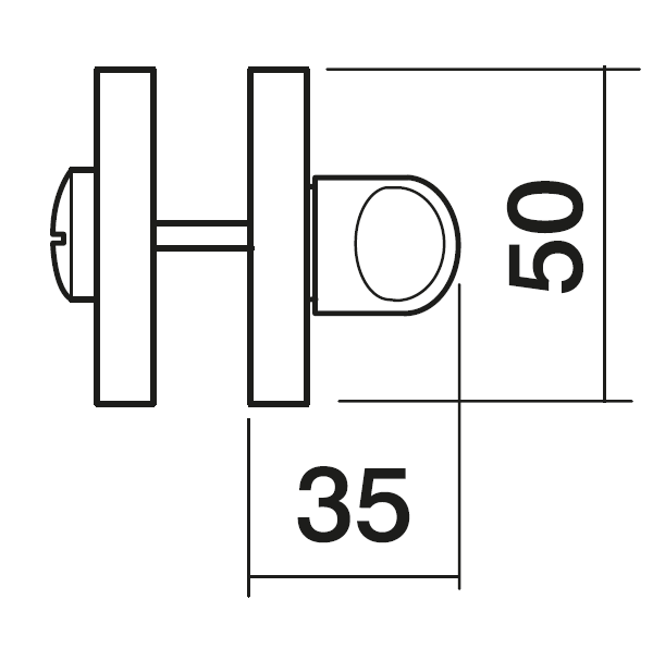 LUX-WC-R3 OBR, завертка сантехническая, цвет - кофе фото купить в Иваново