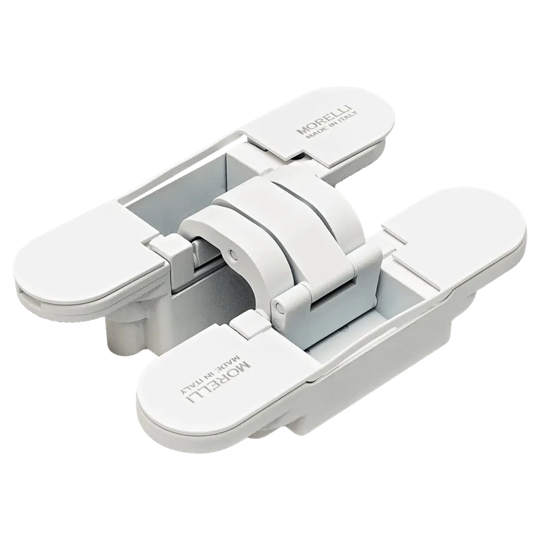 Петля скрытая HH-20 W, врезная с 3D-регулировкой, вес полотна до 60 кг, цвет белый фото купить Иваново