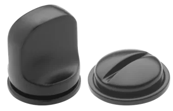 Завертка сантехническая LUX-WC-RM NERO, цвет - черный